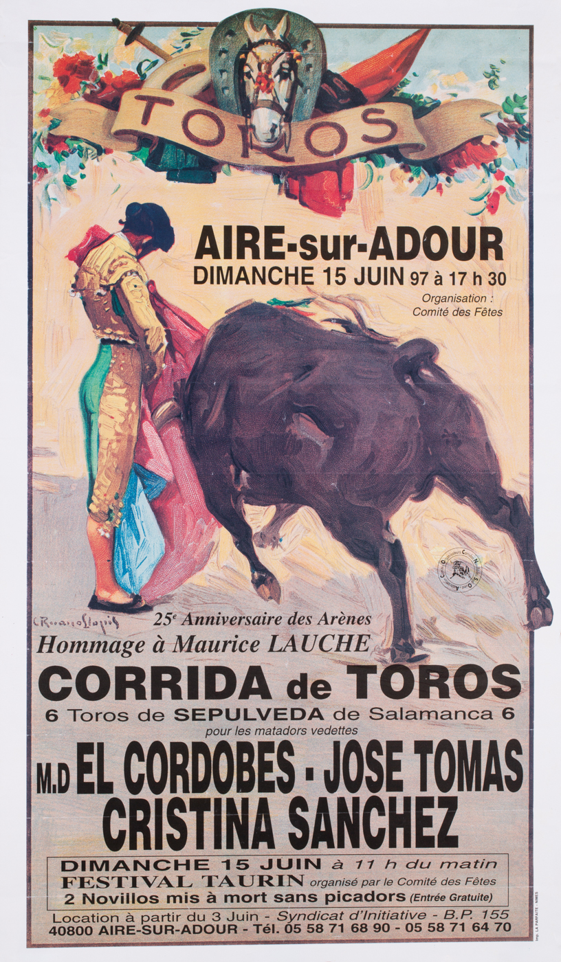 Affiches taurines Aire sur l'Adour