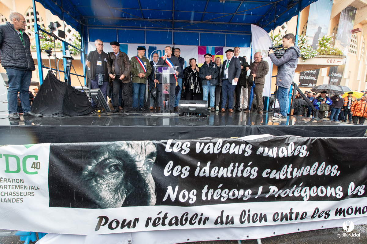Manifestation chasses traditionnelles à Mont-de-Marsan