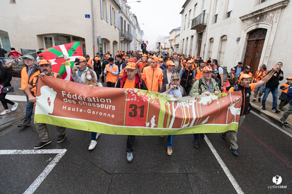 Manifestation chasses traditionnelles à Mont-de-Marsan