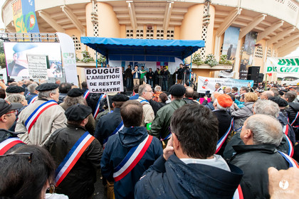 Manifestation chasses traditionnelles à Mont-de-Marsan