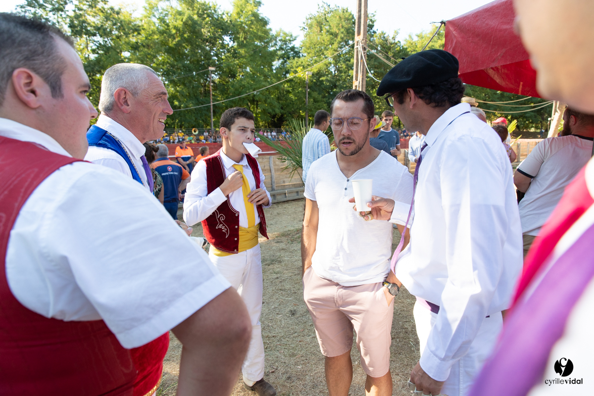 Course landaise à Panjas