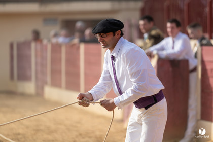 Course landaise Le Houga Ganadéria Dussau Cuadrilla Alexandre Brethes