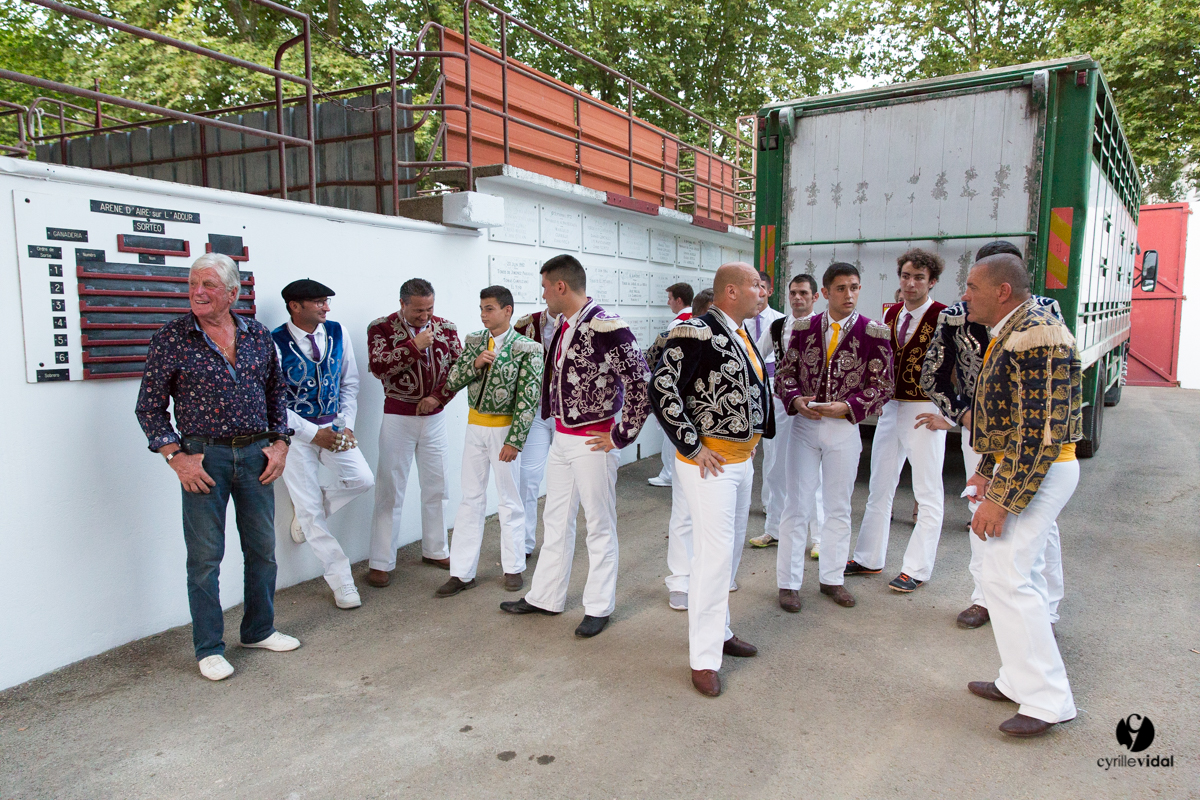 Aire sur l'Adour course landaise génération Aturine