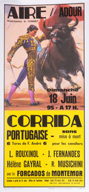 Affiches taurines Aire sur l'Adour