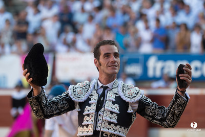 Mont-de-Marsan corrida de Dolores Aguirre pour Octavio Chacon - Pepe Moral - Juan Léal
