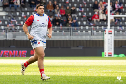 Grand chelem du XV de France U20 dans le tournoi des 6 nations après la victoire 31-28 contre l'Angleterre au Stade Marcel Deflandre de La Rochelle
