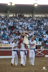 Mont-de-Marsan corrida de la Quinta pour Juan Bautista - Emilio de Justo - Thomas DUFAU