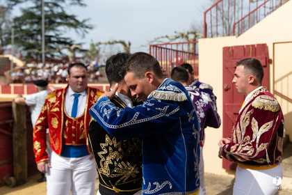 Course landaise Le Houga Ganadéria Dussau Cuadrilla Alexandre Brethes