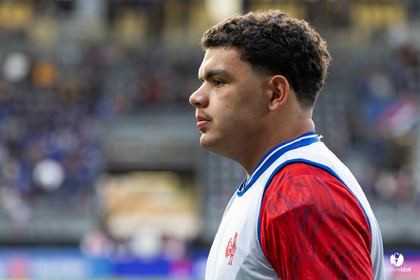 Grand chelem du XV de France U20 dans le tournoi des 6 nations après la victoire 31-28 contre l'Angleterre au Stade Marcel Deflandre de La Rochelle