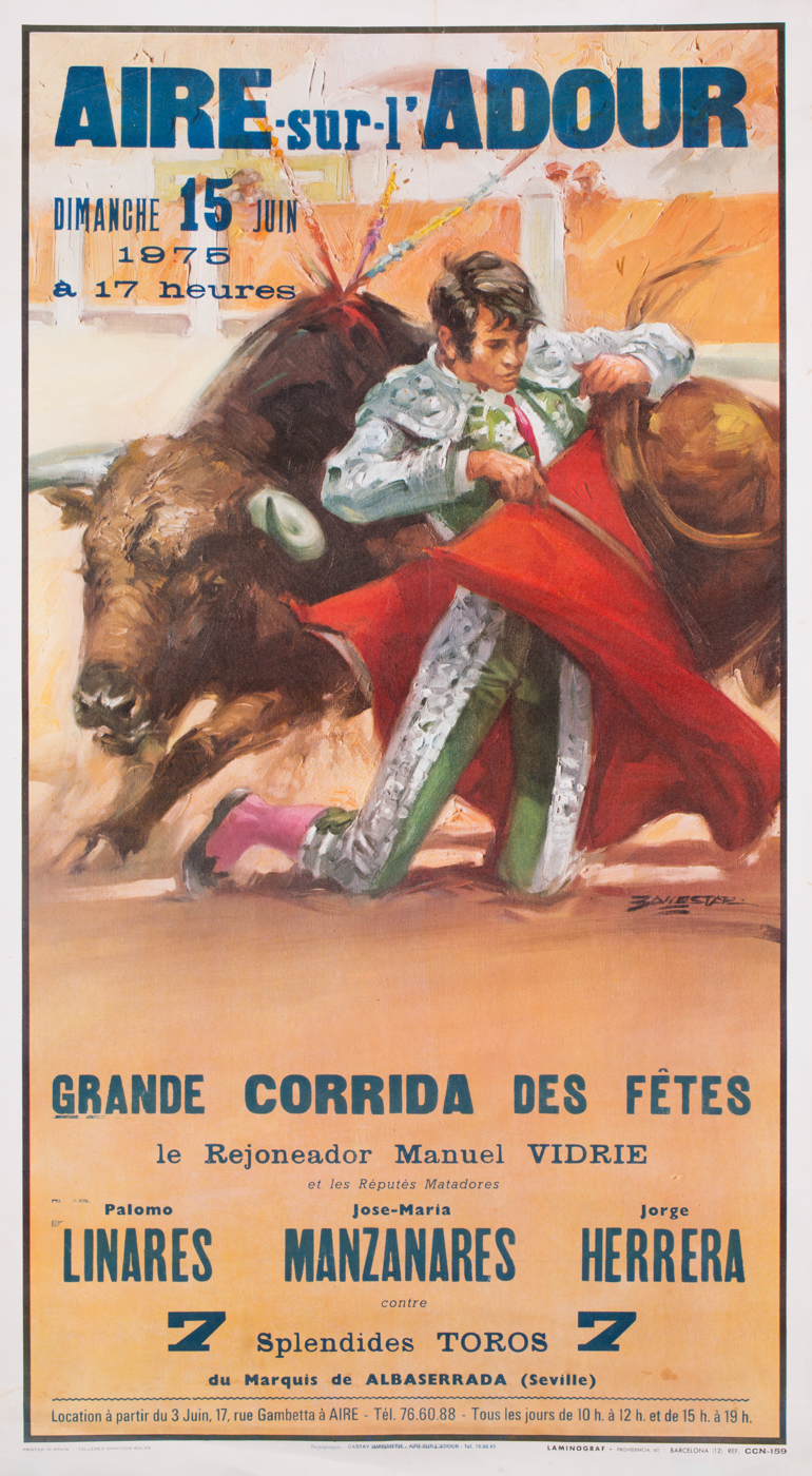 Affiches taurines Aire sur l'Adour