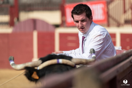 Course landaise Le Houga Ganadéria Dussau Cuadrilla Alexandre Brethes