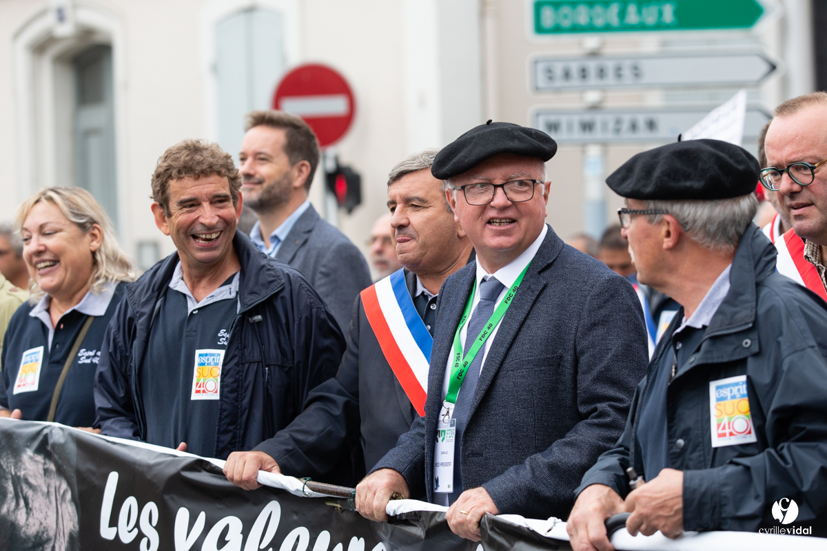 Manifestation chasses traditionnelles à Mont-de-Marsan