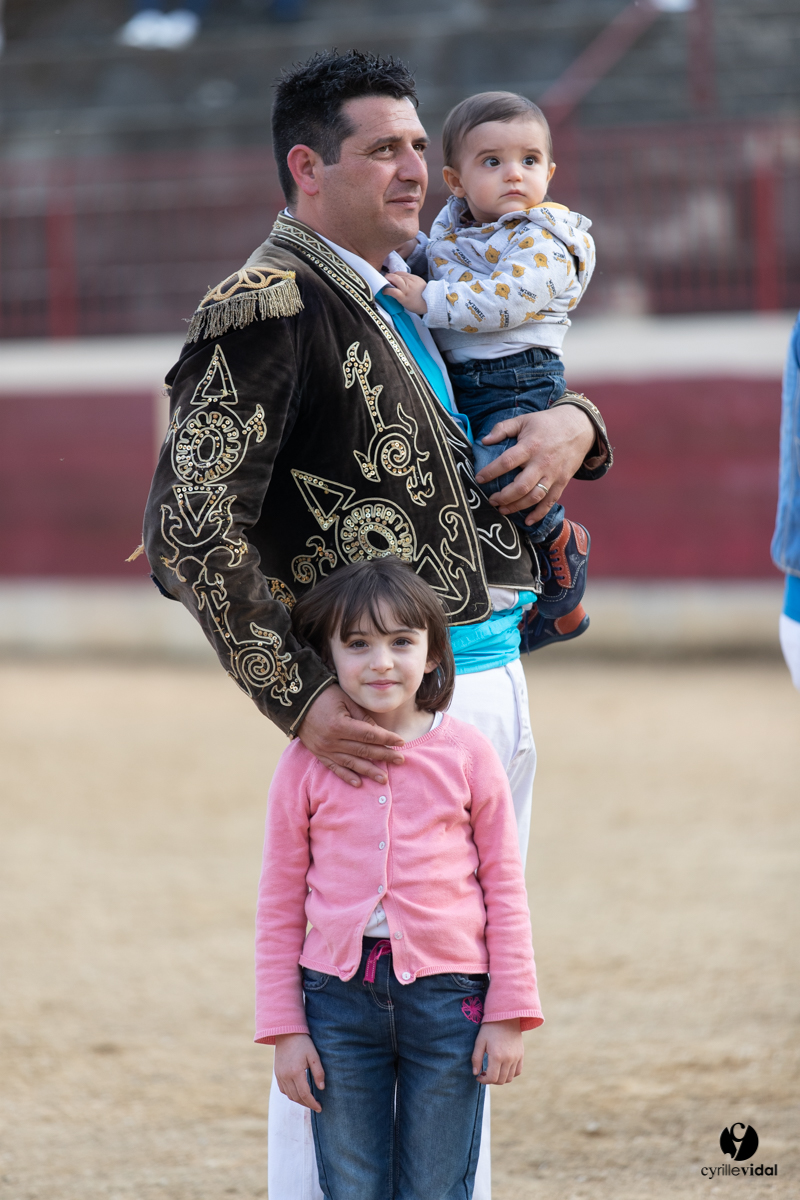 Course landaise Le Houga Ganadéria Dussau Cuadrilla Alexandre Brethes