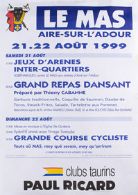 Affiches taurines Aire sur l'Adour