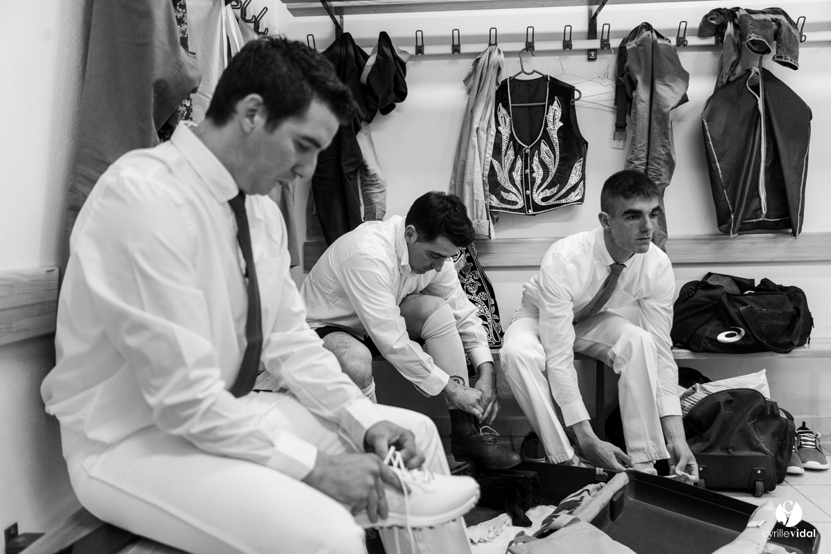 Course landaise Le Houga Ganadéria Dussau Cuadrilla Alexandre Brethes