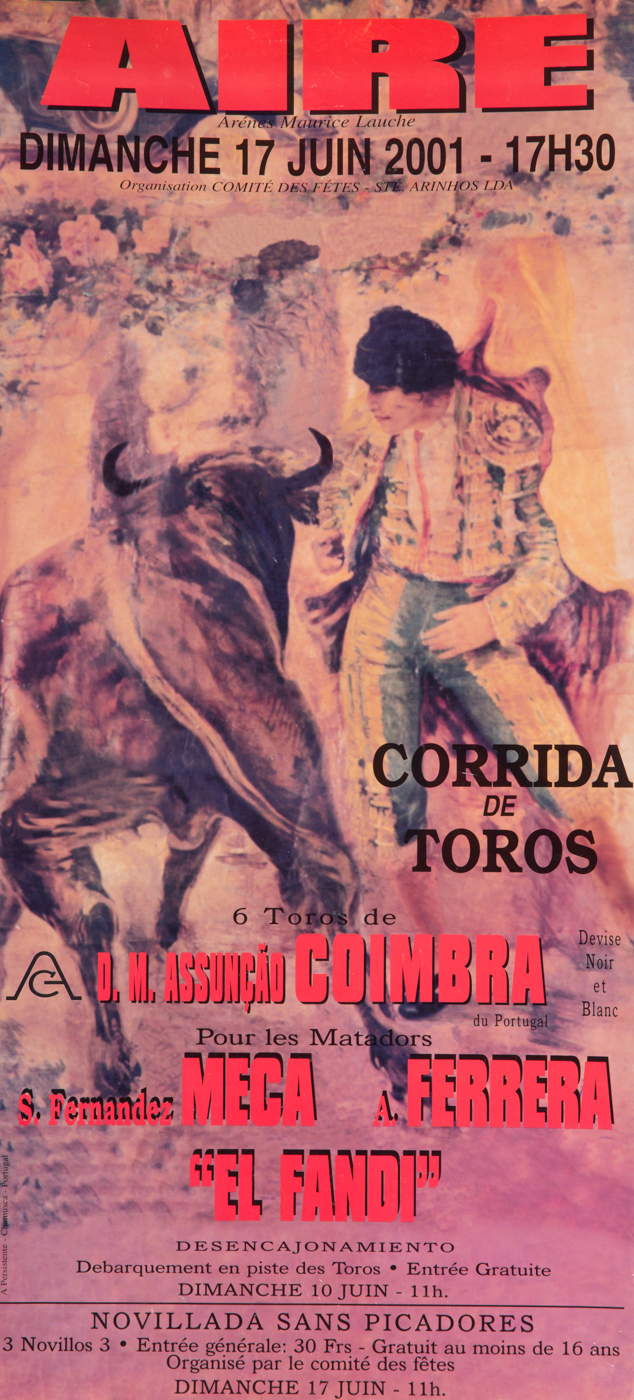 Affiches taurines Aire sur l'Adour