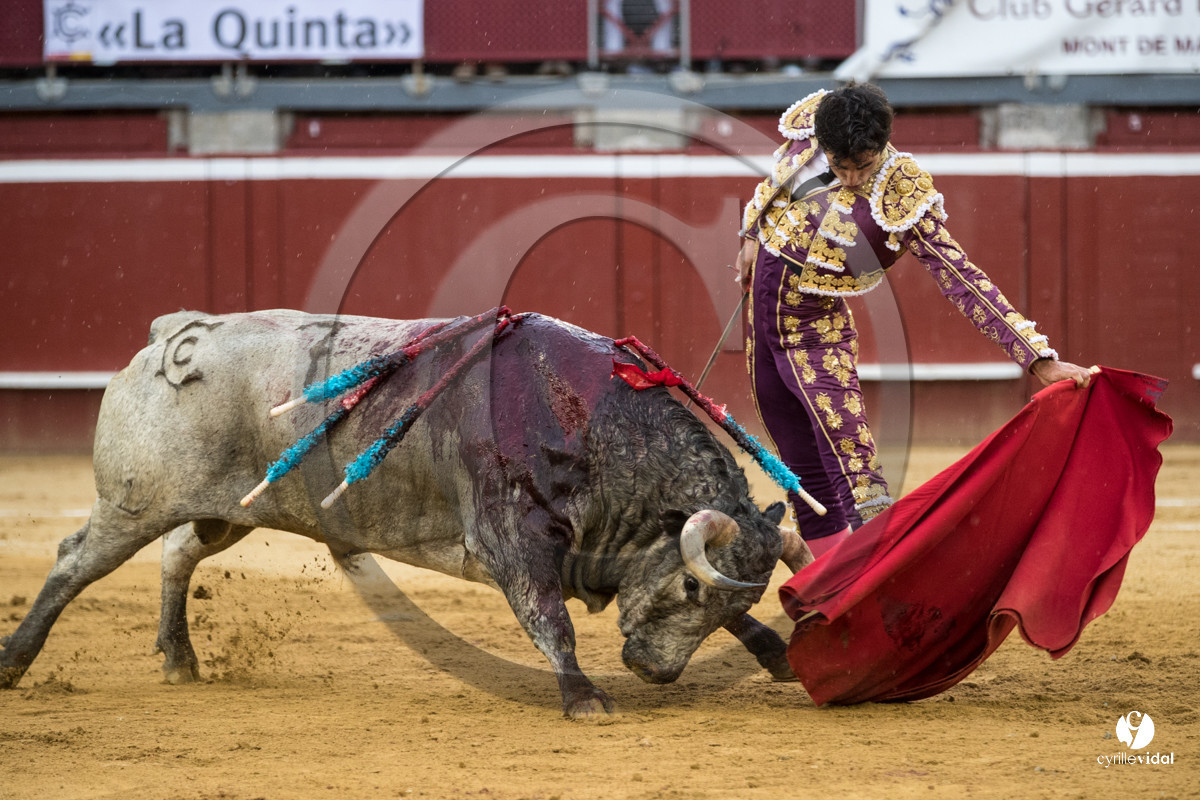 Mont-de-Marsan corrida de la Quinta pour Juan Bautista - Emilio de Justo - Thomas DUFAU