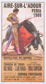 Affiches taurines Aire sur l'Adour