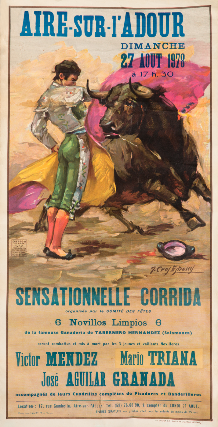 Affiches taurines Aire sur l'Adour