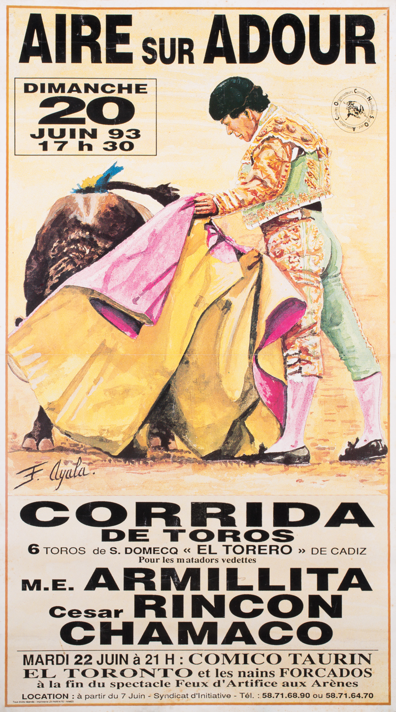 Affiches taurines Aire sur l'Adour